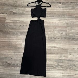 Vici ribbed slim maxi dress